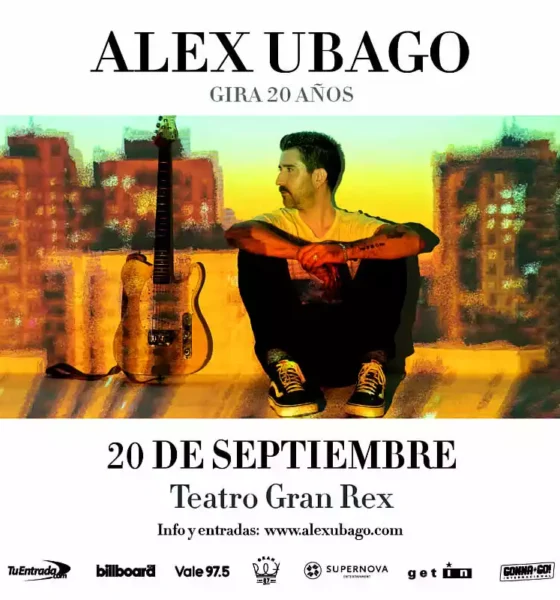 Alex Ubago vuelve en Septiembre con su gira "20 Años"