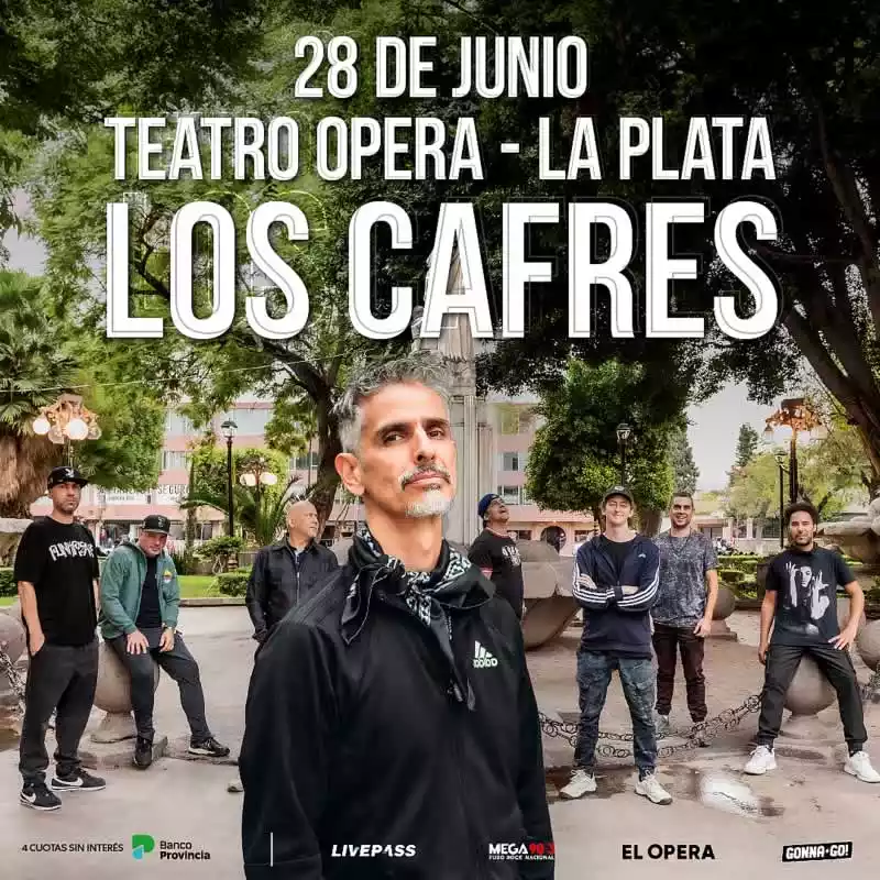 Los Cafres se presentan en La Plata