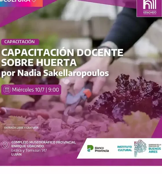 Capacitación docente huerta