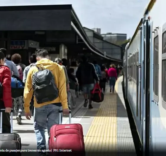 Venta de pasajes en tren